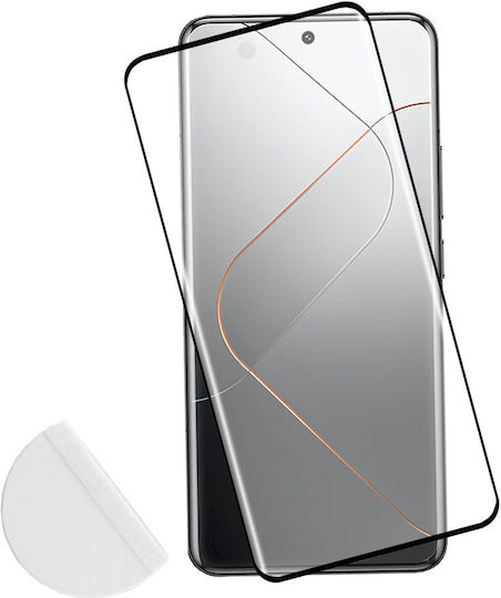 Idol 1991 3D 0.3mm Full Glue Full Face Tempered Glass Black (Xiaomi 14 Pro 5G) 8353680