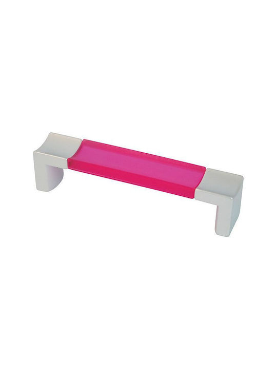 Malle Handle Furniture made of Metallic & Zamak in Fuchsia Color 10250314 1pcs