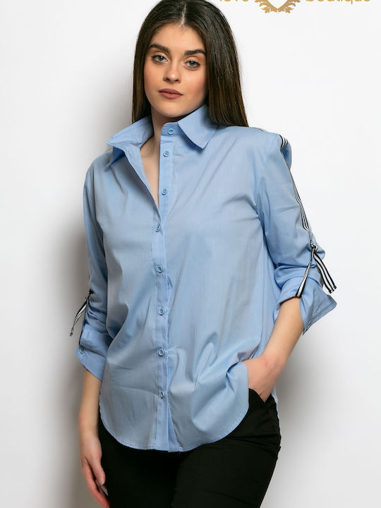 Innocent Women's Long Sleeve Shirt Light Blue