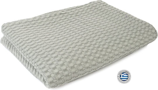 Dimcol Decke Kinderbett Bebe Waffel Gray 120x150cm