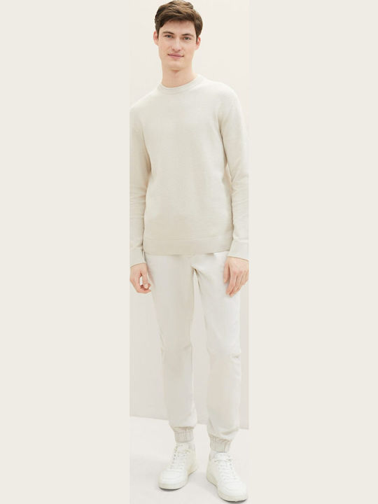 Tom Tailor Trousers in Regular Fit Beige