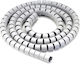 Techly Σπιράλ Καλωδίων 20mm 30m Λευκό 1τμχ