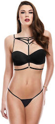 Baci Lingerie Harness Μαύρο