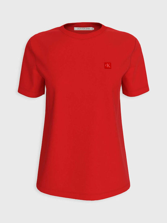 Calvin Klein Damen T-Shirt Rot