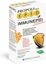 Specchiasol Propoli Plus Epid Immunepid Supliment alimentar special pentru întărirea sistemului imunitar 15 pliculețe Portocaliu roșu