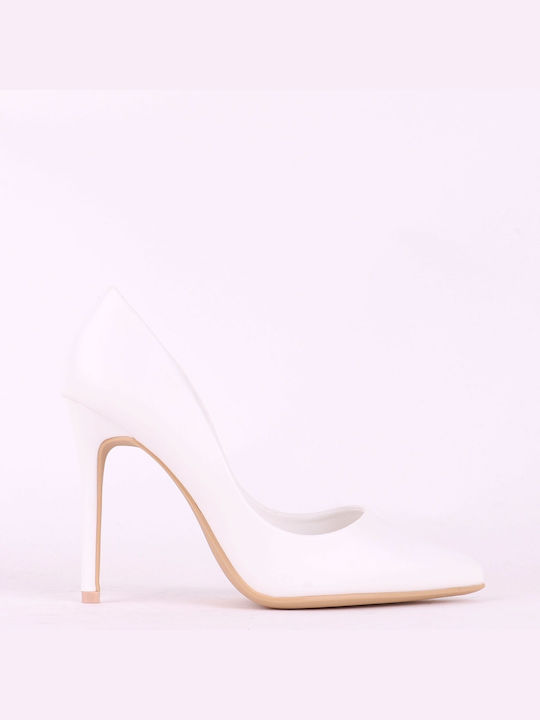 La Bottine Souriante White Heels