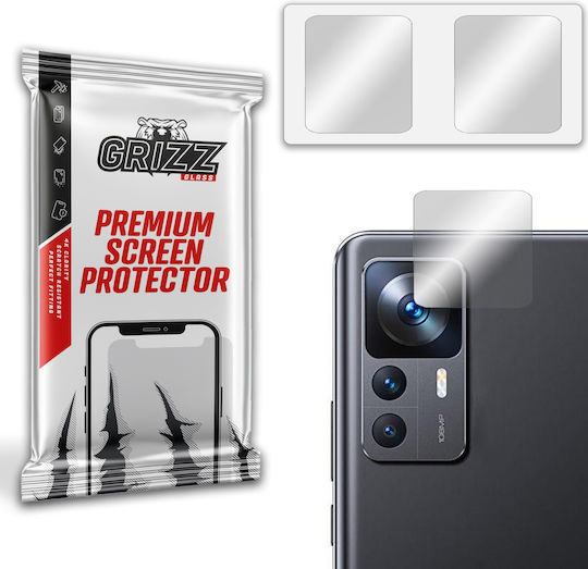 GrizzGlass Hybridglass Camera Protection Tempered Glass Transparent for the Xiaomi 12T