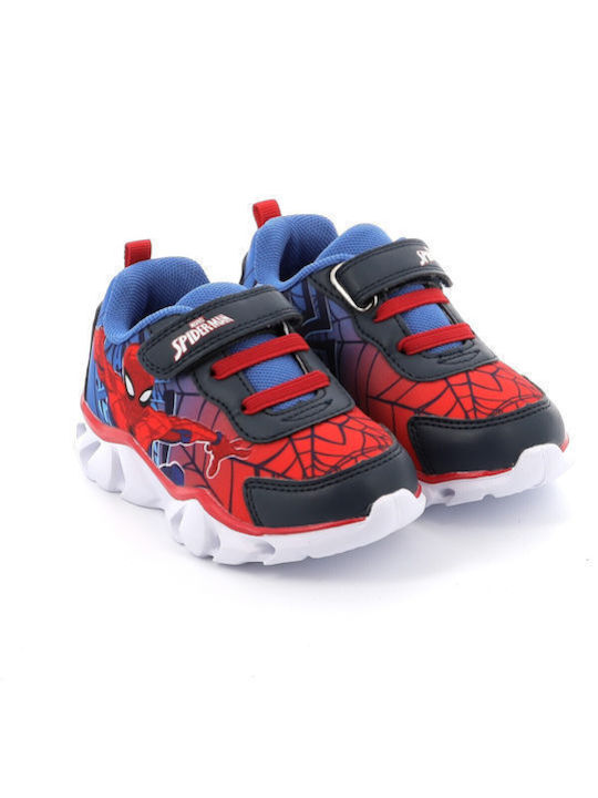 Disney Kids Sneakers with Straps & Lights Blue