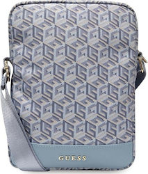 Guess Stripe Tasche Leder / Synthetisches Leder Blau (Universal 10" -> Universell 10 Zoll) GUTB10HGCFSEB