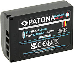 Patona Für Olympus Om-1 Om1 Blx-1 Blx1 Kamera-Batterie 2250mAh Kompatibel mit Olympus Patona Für Olympus Om-1 Om1 Blx-1 Blx1 Kamera-Batterie 2250mAh Kompatibel mit Olympus