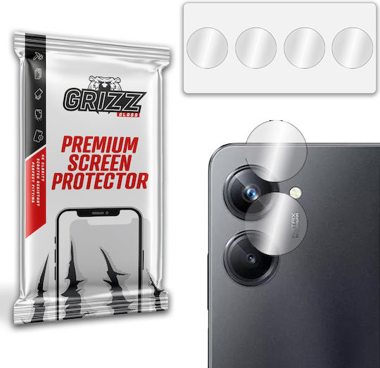 GrizzGlass Hybridglass Протектор за камера Закалено стъкло Transparent за Realme 10 Pro
