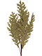 ArteLibre Weihnachtskranz Dekoratives Zweigstelle Länge 77cm 36 Stück Beige