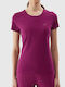 4F Femeie Sport Tricou Violet