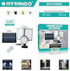 Arrango Waterproof Solar LED Flood Light 25W Warm White with Motion Sensor and Remote Control IP65