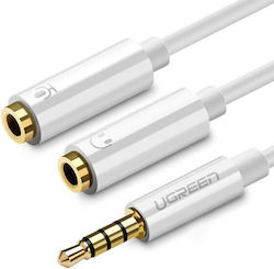 Ugreen TRRS 3.5mm male-2x 3.5mm female 0.2m Cablu Splitter