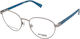 Guess Metal Eyeglass Frame Silver GU8282 008