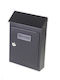 Arregui Outdoor Mailbox Metallic in Black Color 25x17.5x5cm