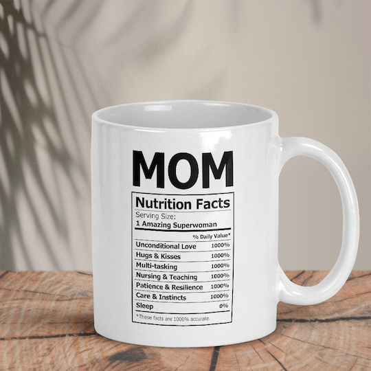 Mom Mug Ceramic White