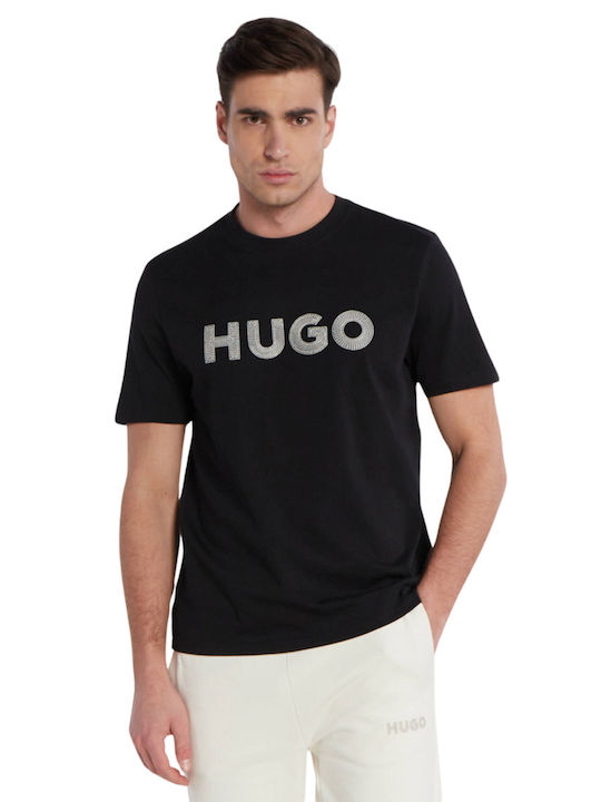 Hugo Boss Ανδρικό T-shirt Κοντομάνικο Black