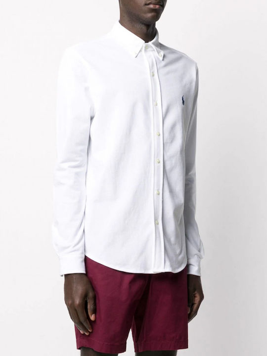Ralph Lauren Men's Shirt Long Sleeve Cotton White