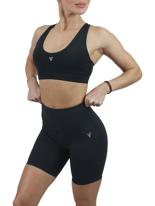 Women's Sports Bra without Padding Black