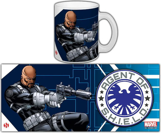 Semic Nick Fury Mug Ceramic Multicolored