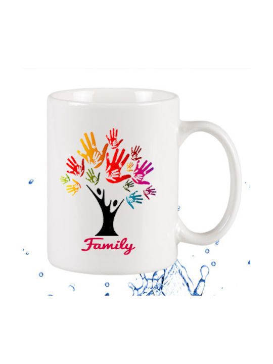 Family Tree Κούπα από Πορσελάνη Λευκή 295ml