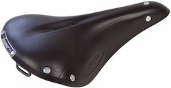 Lepper Black Retro Bicycle Saddle