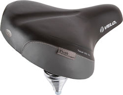 Velo Tour Black Bicycle Saddle with Gel