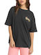 Billabong Women's T-shirt Black
