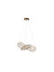 Artekko Pendant Light with Crystals Gold