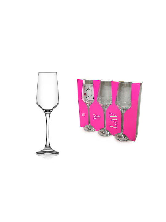 ArteLibre Gläser-Set Champagner aus Glas Stapelbar 3Stück