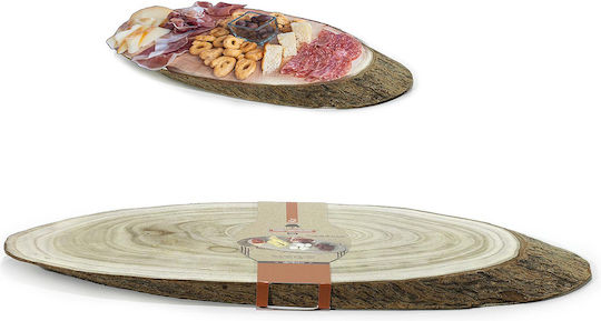 ArteLibre Wooden Cheese Serving Platter 63x18x3cm