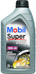 Mobil Ημισυνθετικό Λάδι Αυτοκινήτου Super 2000 10W-40 A3/B3 1lt