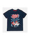 Alouette Kinder-T-Shirt Blau