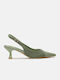 InShoes Pointed Toe Green Heels