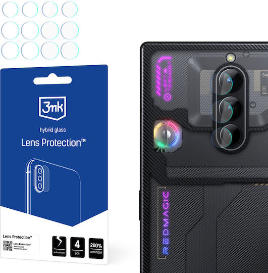 3MK Προστασία Κάμερας Μεμβράνη Κόκκινο για το OnePlus 8 Pro