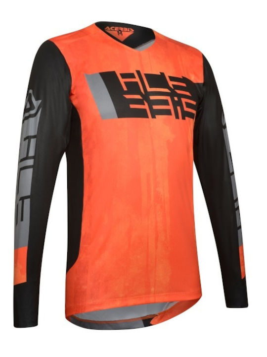 Acerbis Pentru bărbați Tricou Motocross Mânecă lungă Portocaliu Culoare