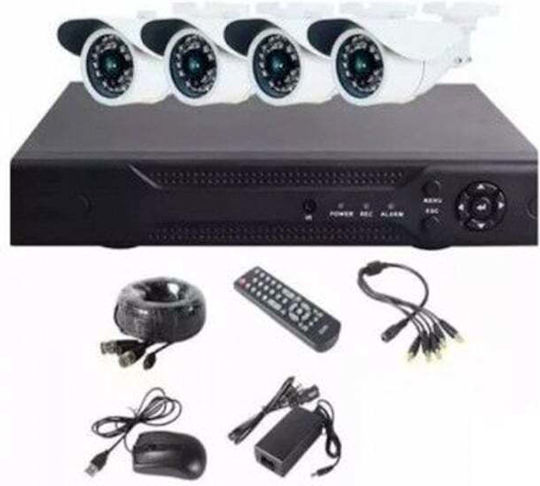 Jortan 4 Camera Surveillance System Analog with DVR Recorder
