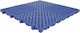 Set Plastic Floor PVC Drainage 400mmx400mmx20mm with 1 Tiles Blue