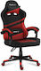 Huzaro Force 4.4 Artificial Leather Gaming Chair with Adjustable Arms Red