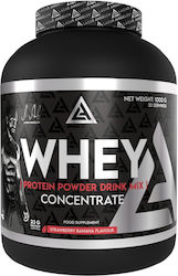 Lazar Angelov Nutrition La Whey Протеинов прах за напитка | Концентрат [1000 грама] Ягода и банан