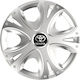 Versaco Car Hubcap Set Dynamic with Toyota Emblem 13" 4pcs Silver