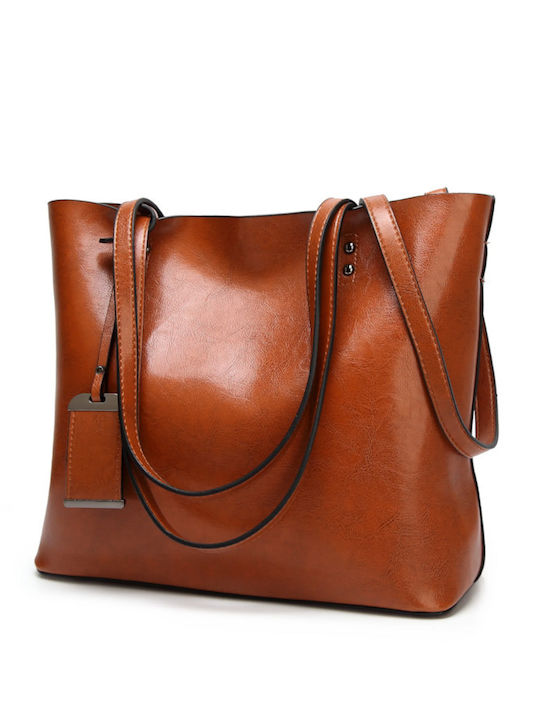 Damen Tasche Schulter Braun