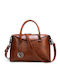 Damen Tasche Schulter Braun