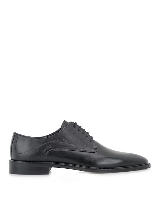 Lorenzo Russo Men's Leather Dress Shoes Black