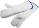Naroka Leder Ofenhandschuhe 45x14cm Set 2 Stück Bis +300 °C Finger Innere Fütterung