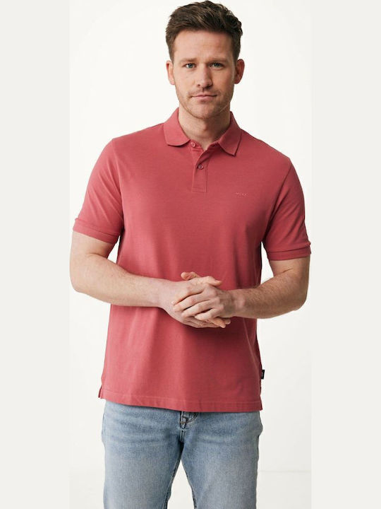 Mexx Polo Μπλούζα Κοντομάνικη Dusty Red