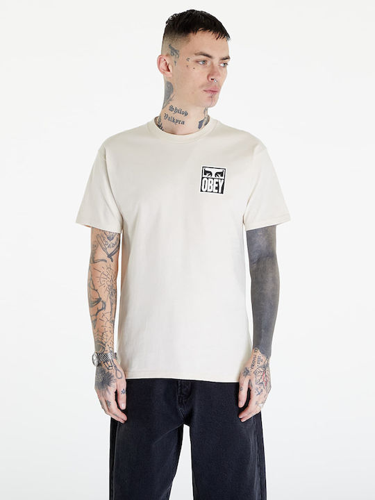 Obey Eyes Icon Tricou Cream