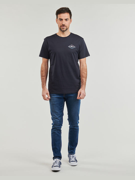 Quiksilver Omni Herren T-Shirt Kurzarm Marineblau